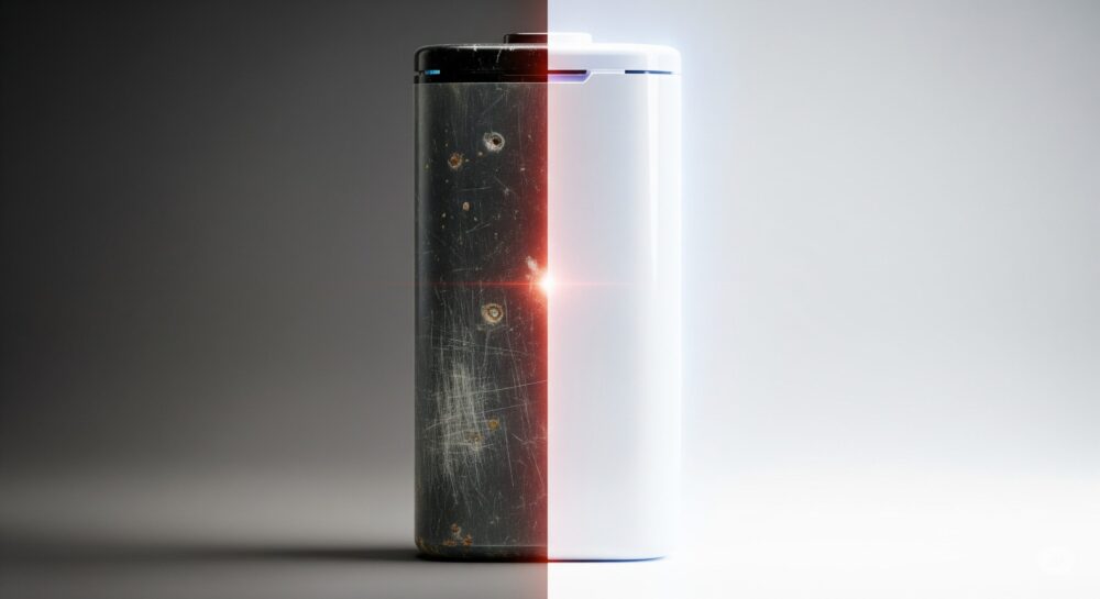 Bicycle battery comparison: old and new