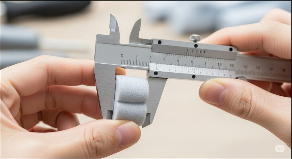 Measure-the-dimensions-of-a-soft-sponge