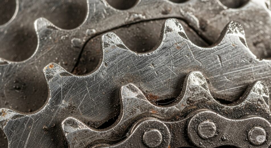 Worn-sprocket
