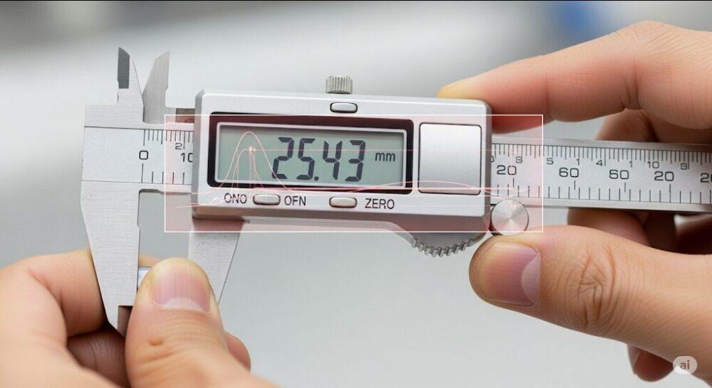 Enlarged-image-of-Mitutoyo-vernier-caliper