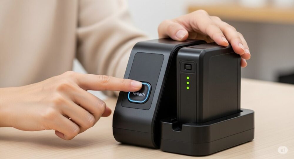 press-refresh-button