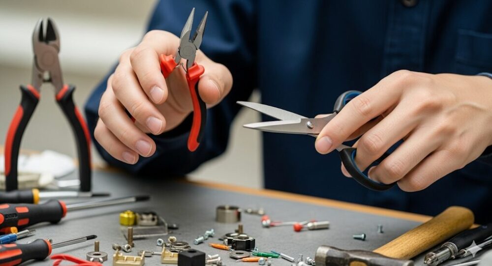 Images-of-needle-nose-pliers-and-scissors