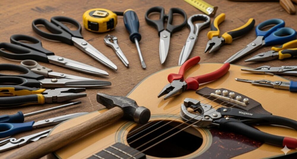 Various-tools-lined-up