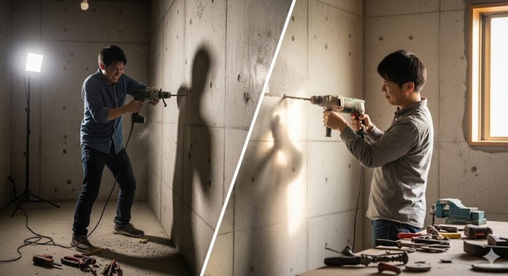 The-pros-and-cons-of-hammer-drills-and-electric-drills