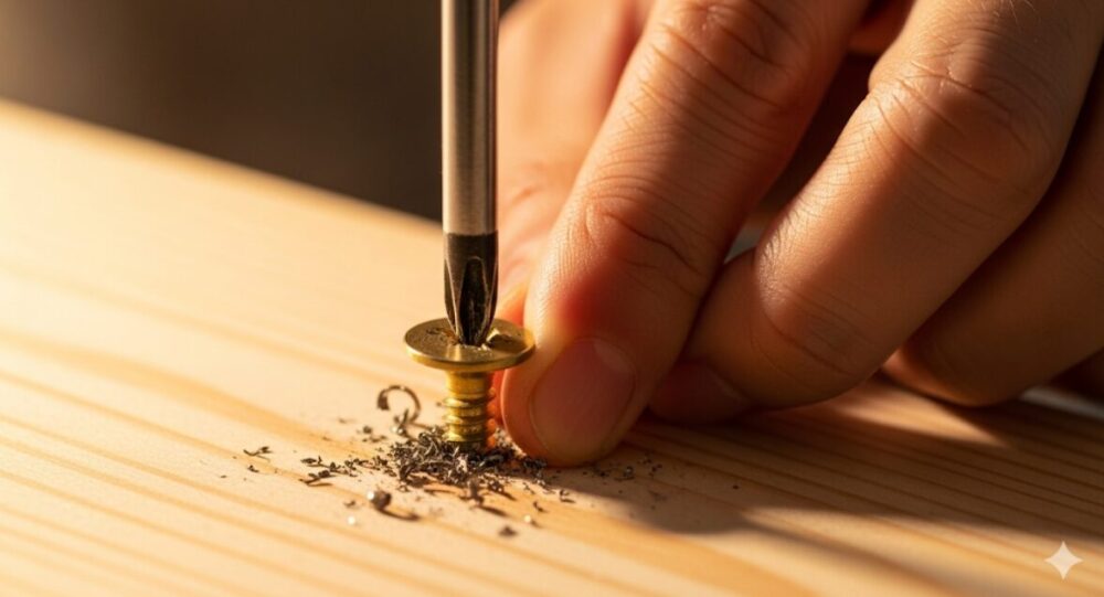The-screw-material-is-soft