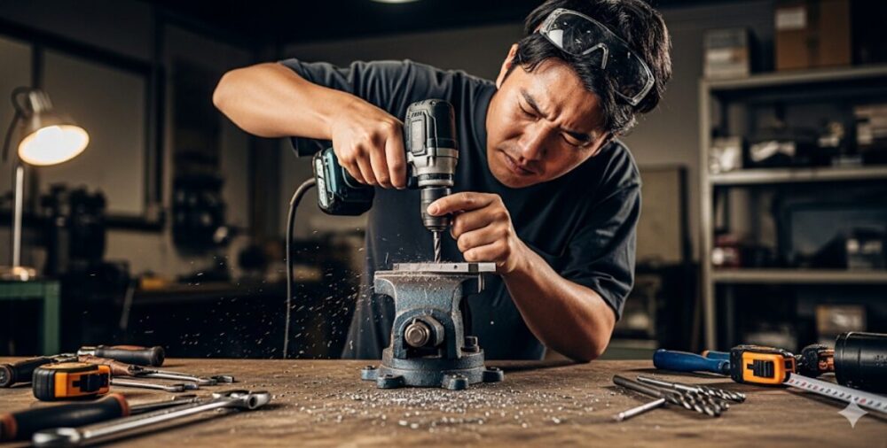 Impact-drill-drilling