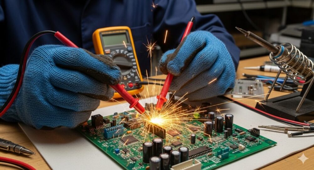 Turn-off-the-power-when-measuring-resistance