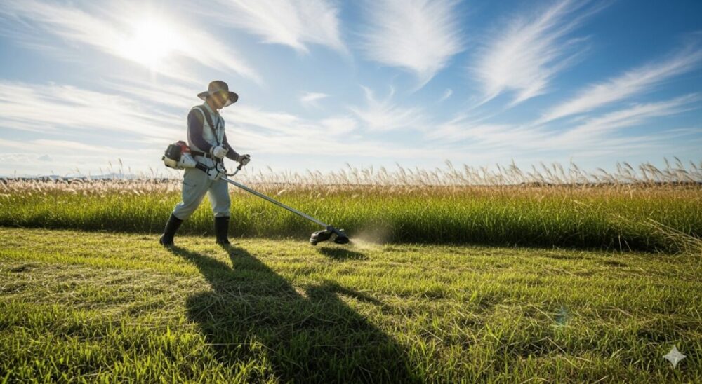 Mowing-a-large-area