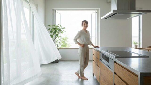 レンジフードを交換して、さわやかなキッチン環境を得た画像