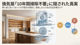 換気扇の10年間掃除不要に隠された真実と後悔しないための完全対策ガイドを示すアイキャッチ画像