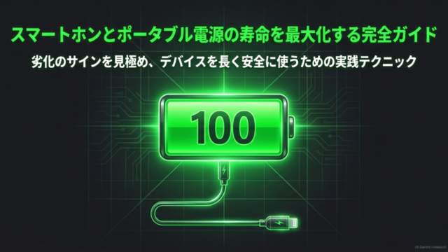 バッテリー寿命最大化ガイド